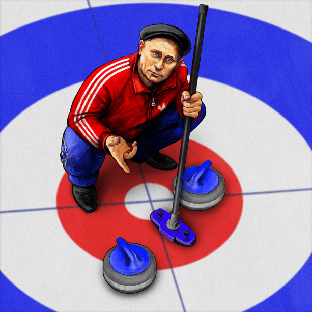 Putin in Sochi 2014 – Gopnik Curling