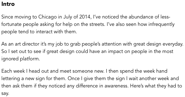 the urban type experiment 1